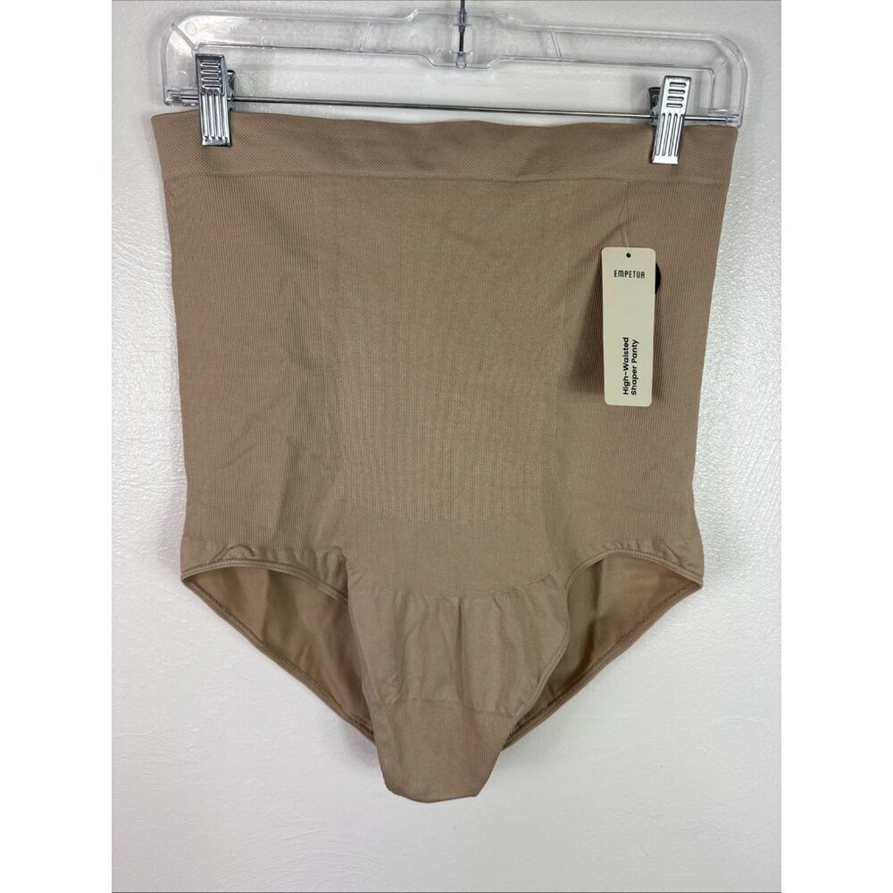 Empetua High Waisted Shaper Panty Women's 4XL Sand‎ Tan NWT 0093